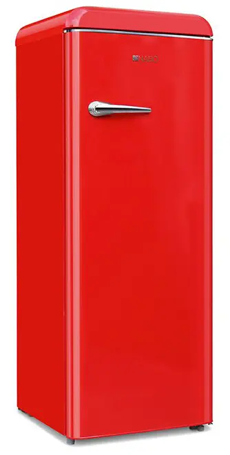 roter Kühlschrank